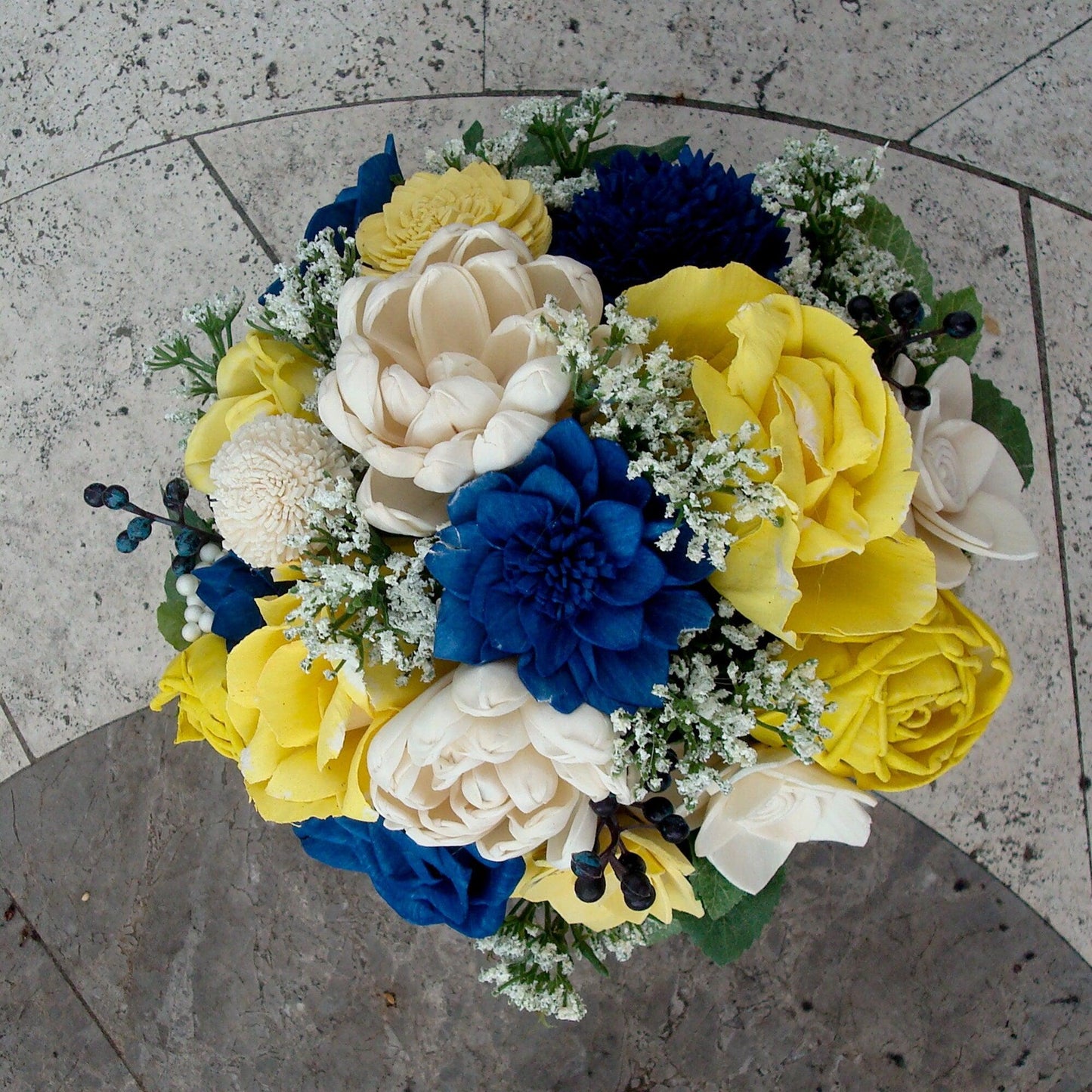 Sola Wood Flower Centerpiece, Spring and Summer Flowers