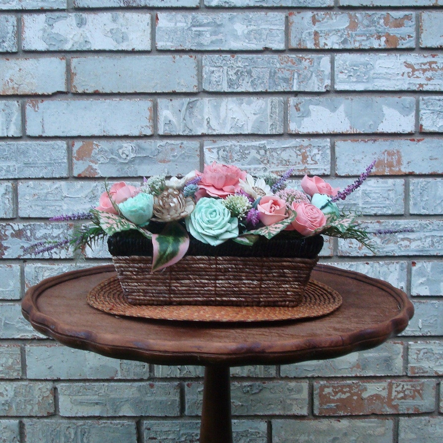Rustic Sola Wood Flowers, Eco-Friendly Floral Arrangement, Keepsake Floral, Centerpiece, Farmhouse Decor