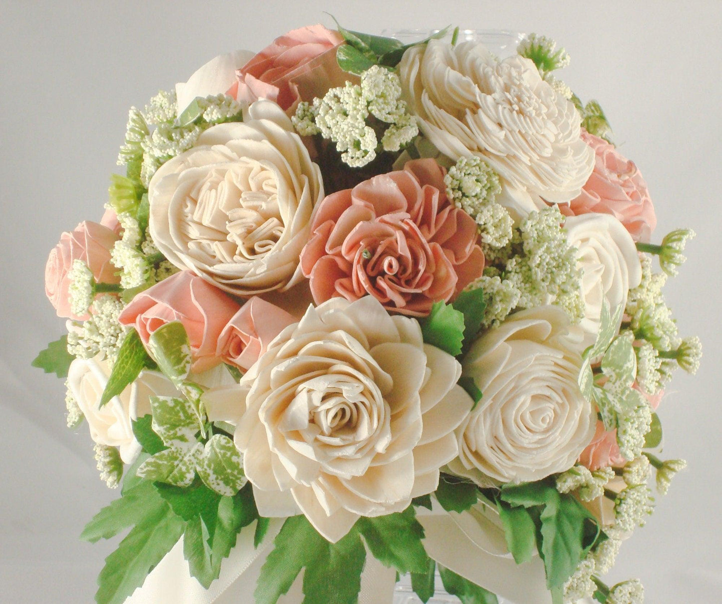 Bridal bouquet, pink and white wedding flowers, bridesmaids bouquet